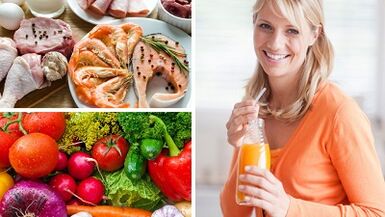 Ernährungskorrektur bei der Behandlung von Krampfadern der Beine